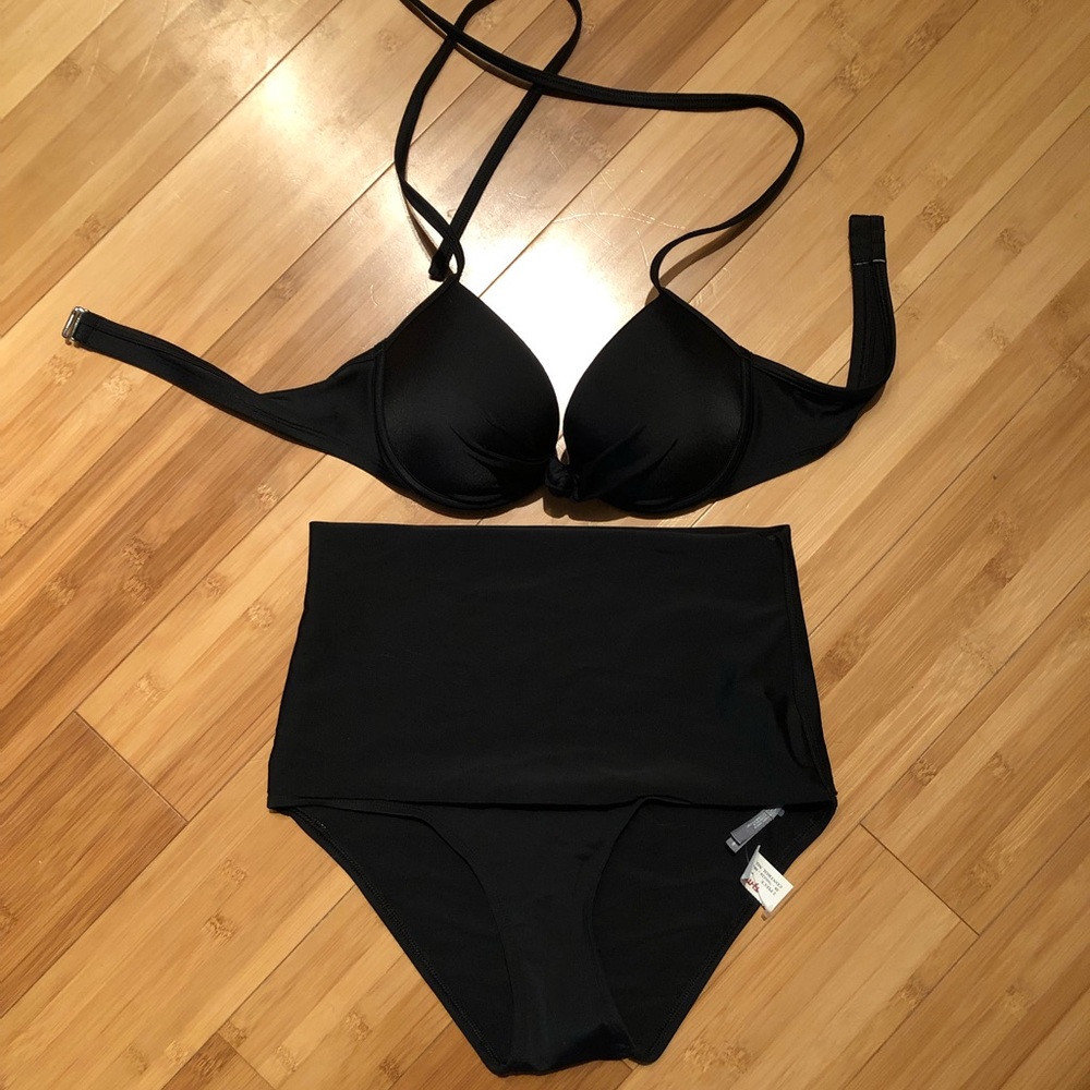 Aerie black bikini - like new